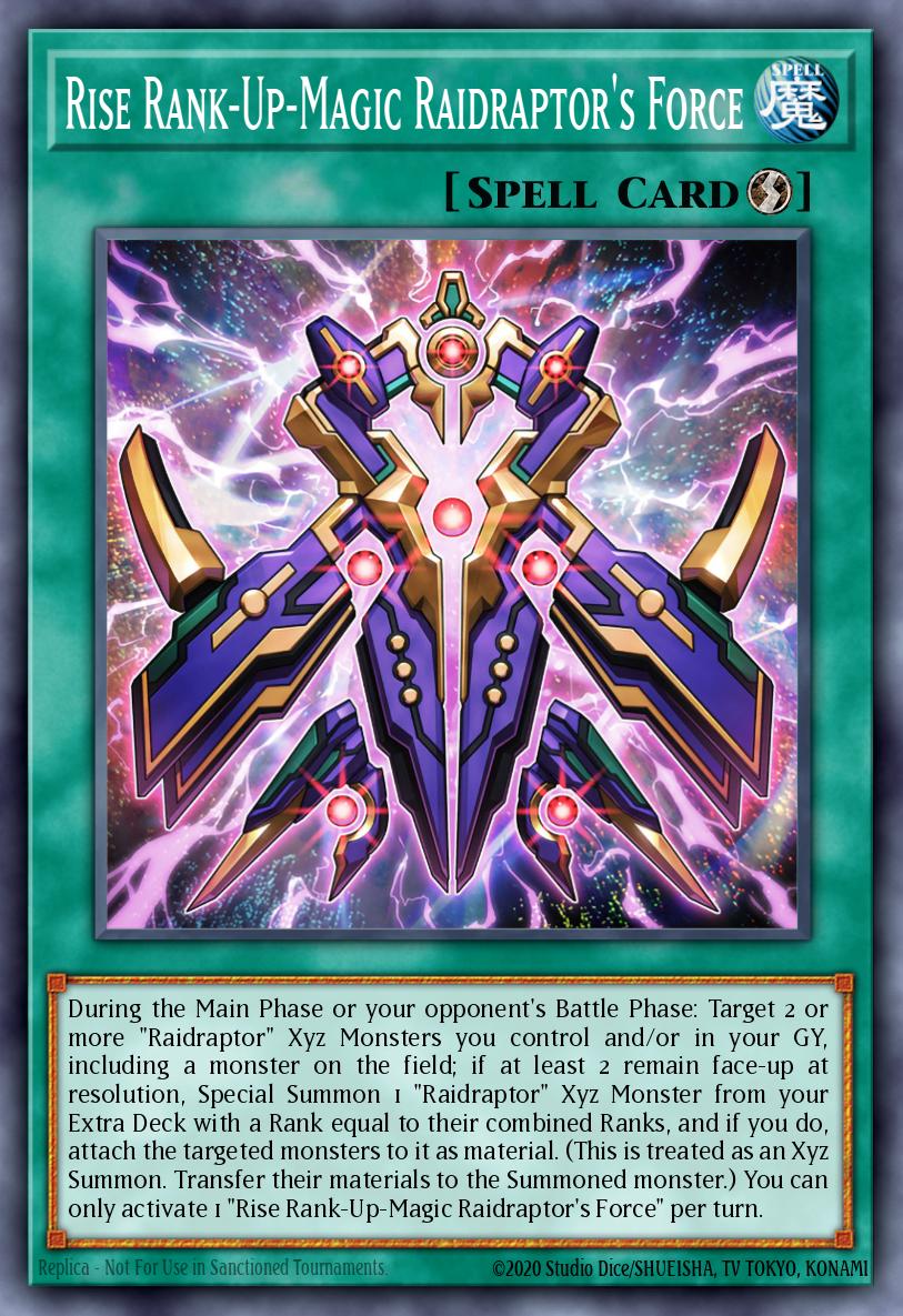 Rise Rank-Up-Magic Raidraptor's Force