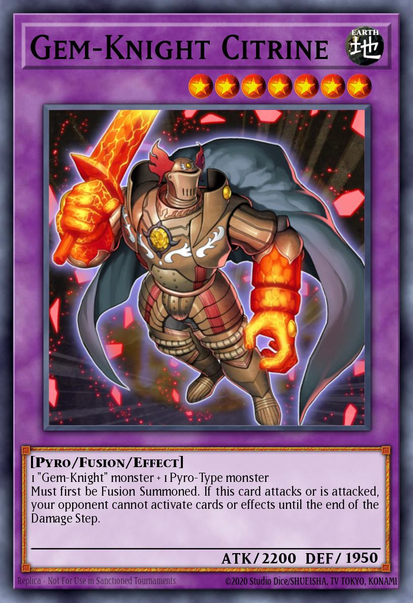 Gem-Knight Citrine